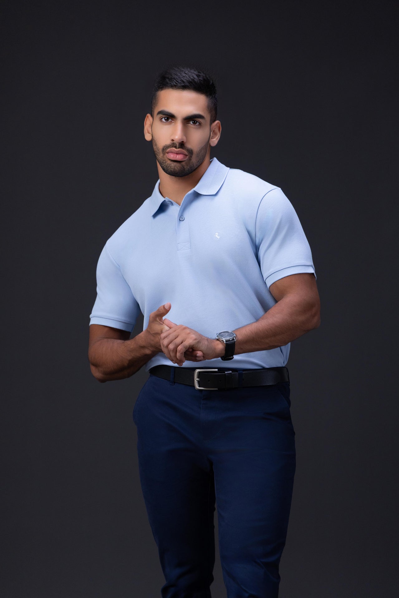 The Contrast Edge Polo