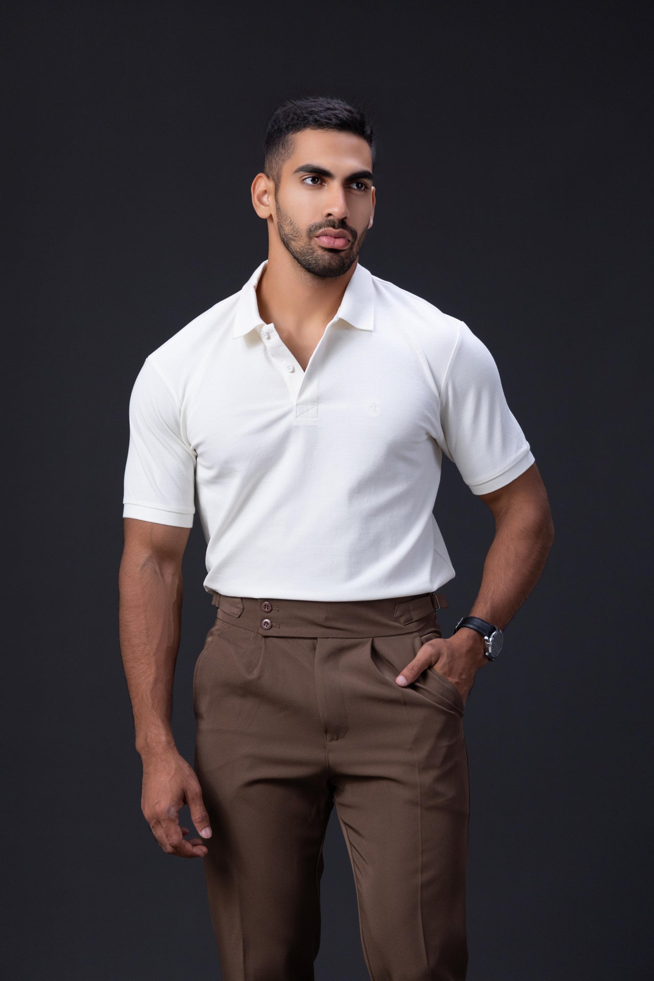 The Contrast Edge Polo