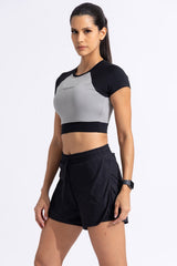 Blockburst Crop top W/ built in Bra