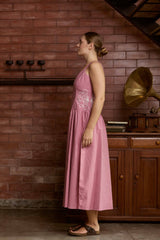 Sienna Petal Linen Dress