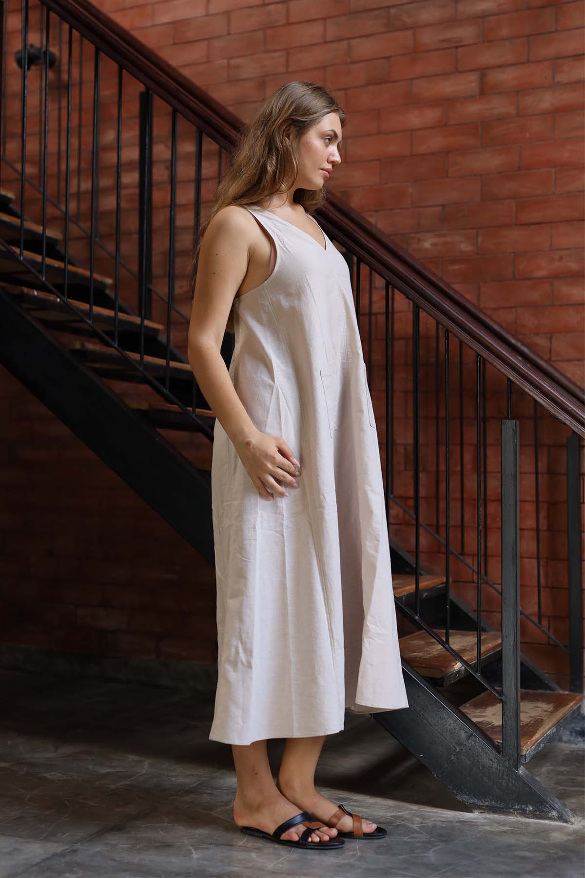 Luna Linen Dress