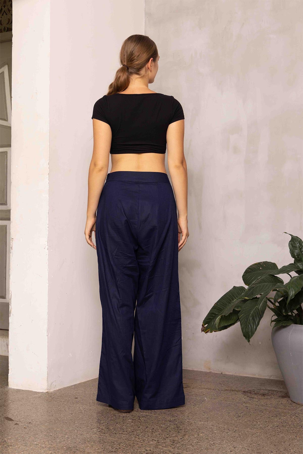 Summer Sky Sophie Linen Pant