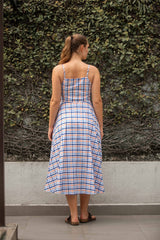 Summer Meadow Check Dress