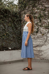 The Essential Two-Tone A-Line Dress