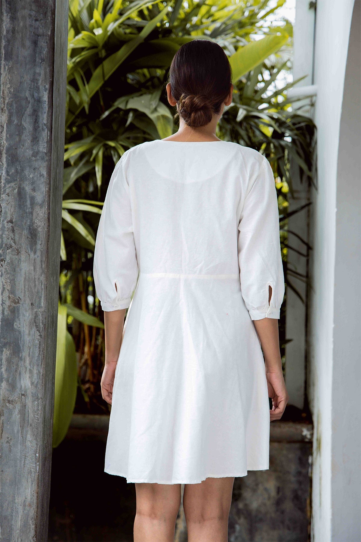 Dreamy Star Linen Dress