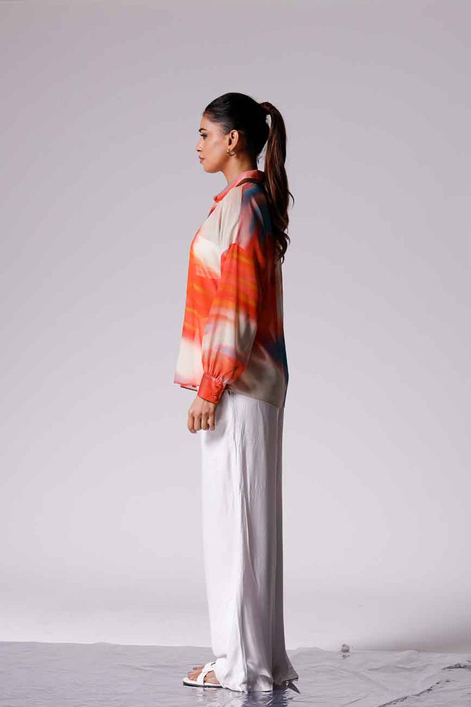 Sunset Serenity Oversized Shirt