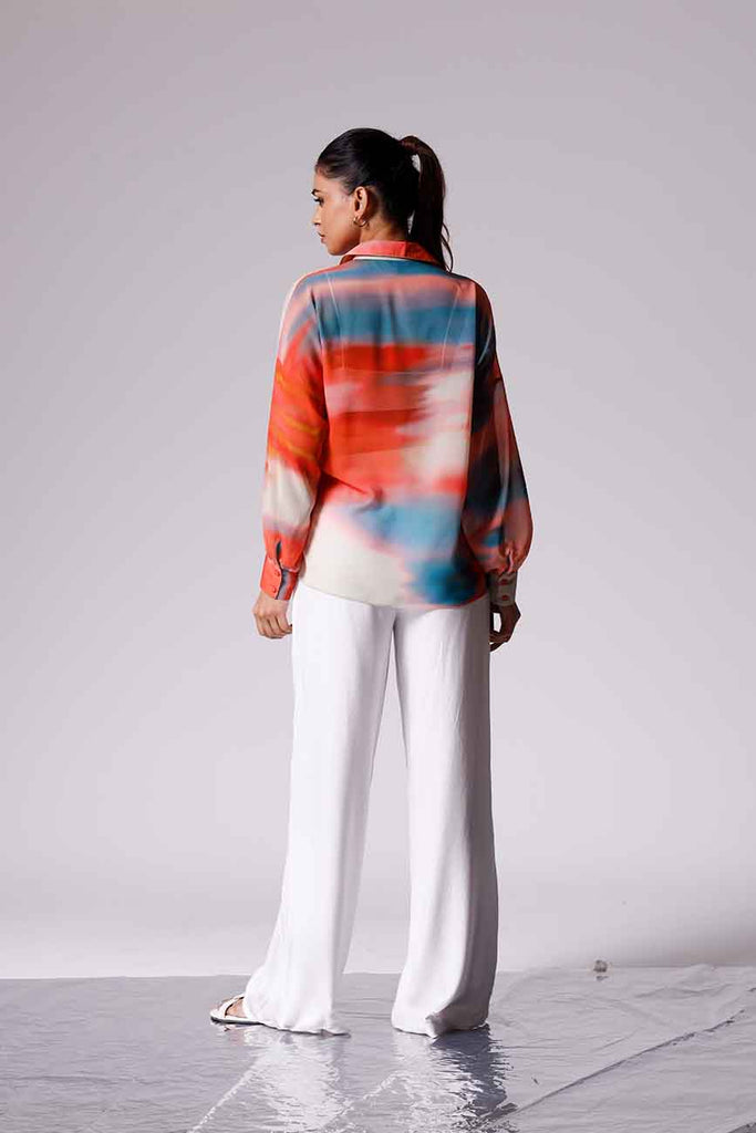 Sunset Serenity Oversized Shirt