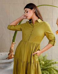 Maya Button Down Maxi Dress
