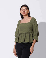 Work Life Textured WW Top