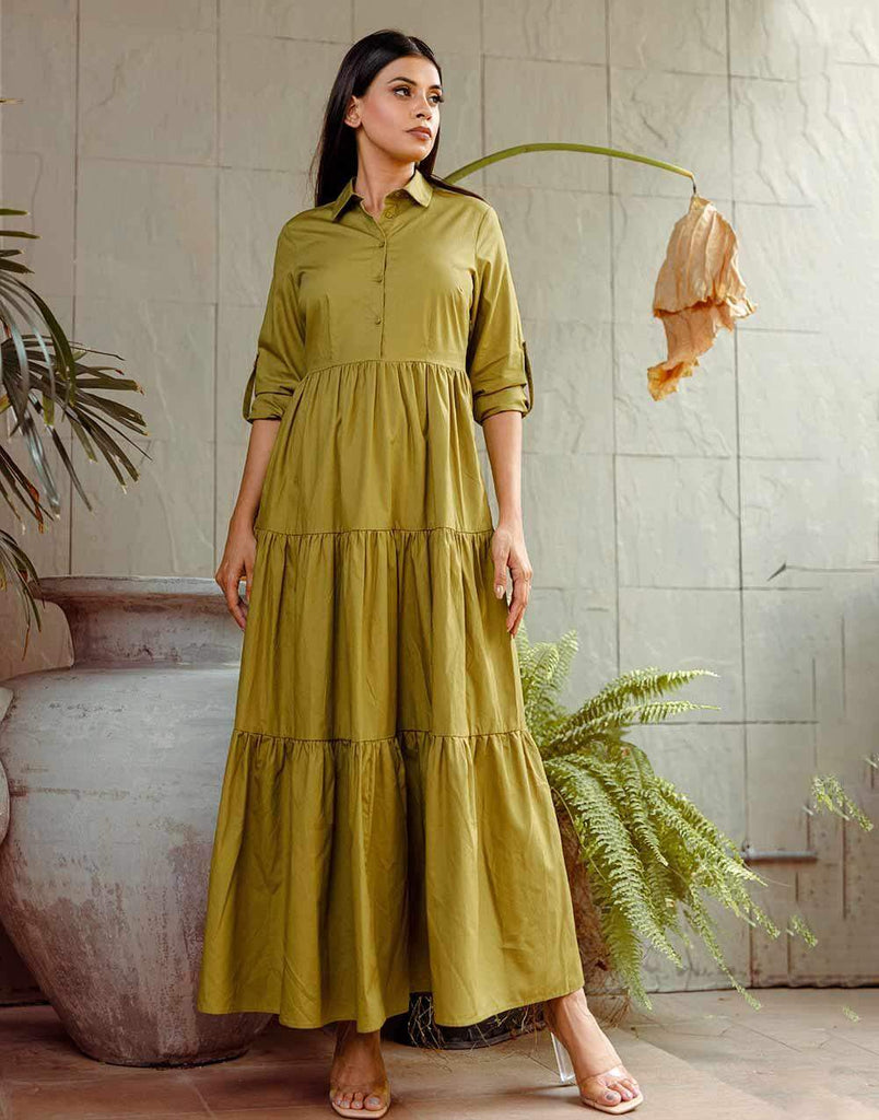 Maya Button Down Maxi Dress