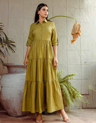 Maya Button Down Maxi Dress