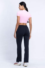 High Rise Wide Leg Pant