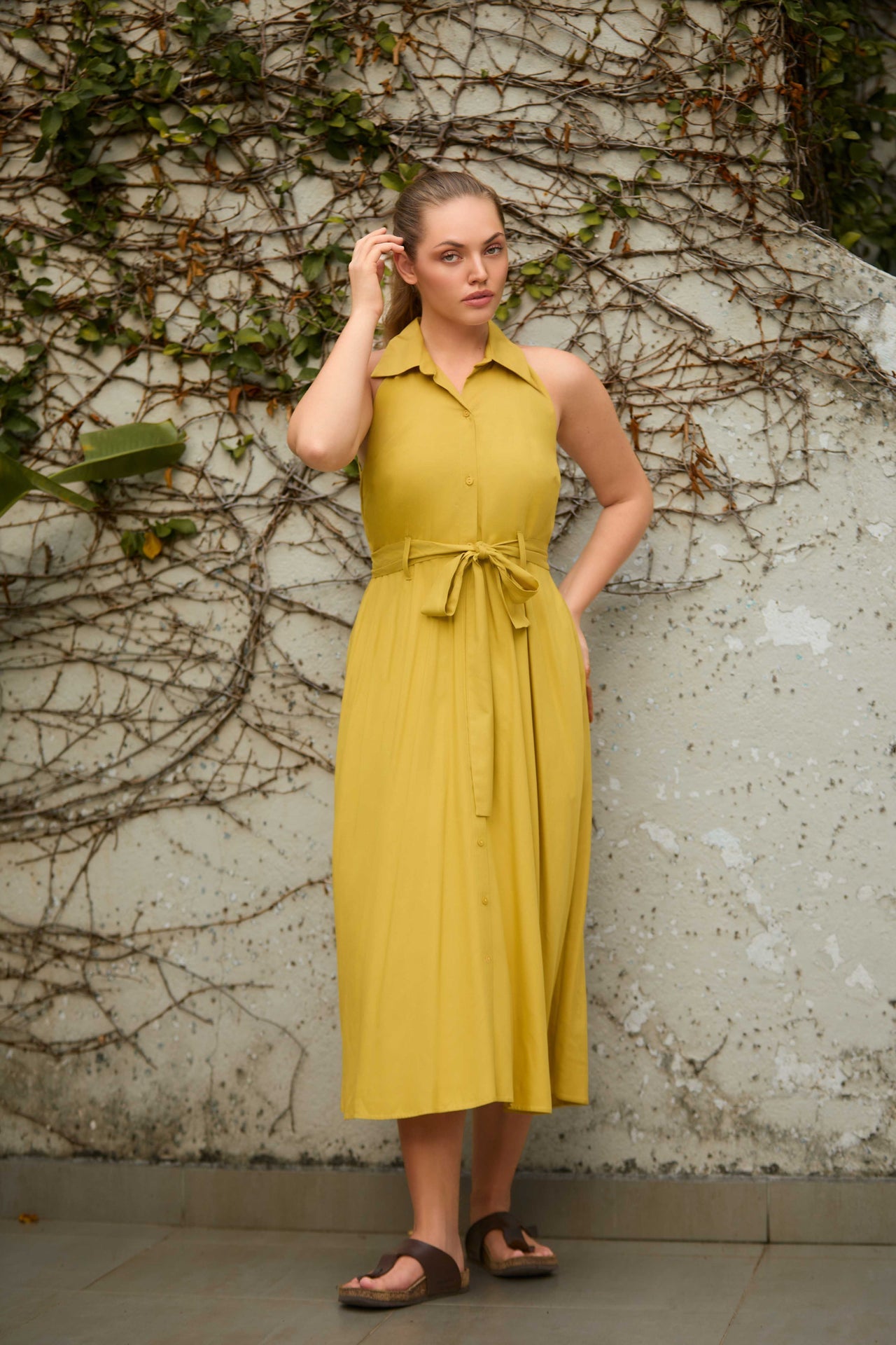 Vineyard Noir Midi Dress