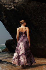 Orchid Bloom Maxi Dress