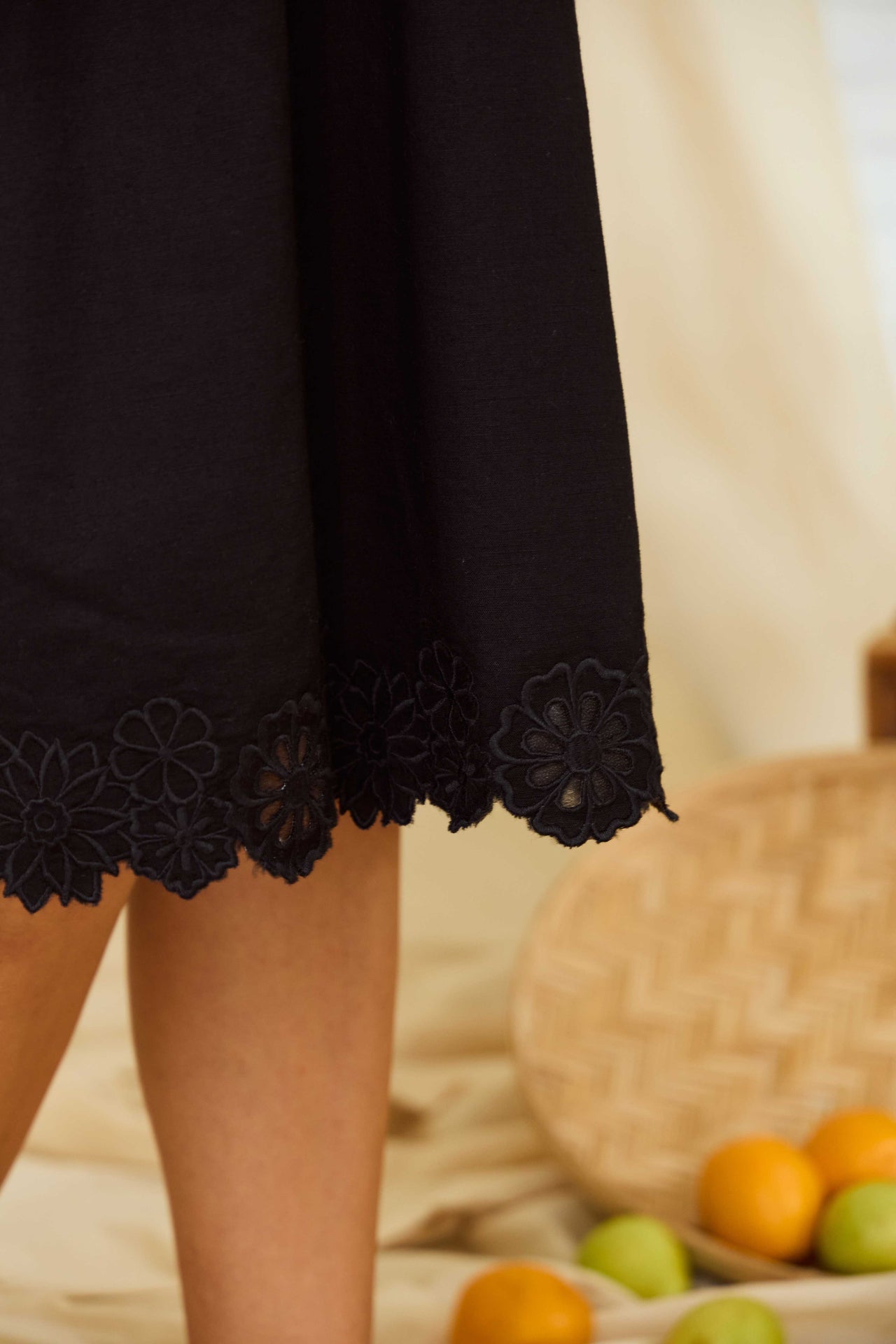 Sun Bloom Linen Dress