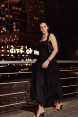 Noir Icon Maxi Dress