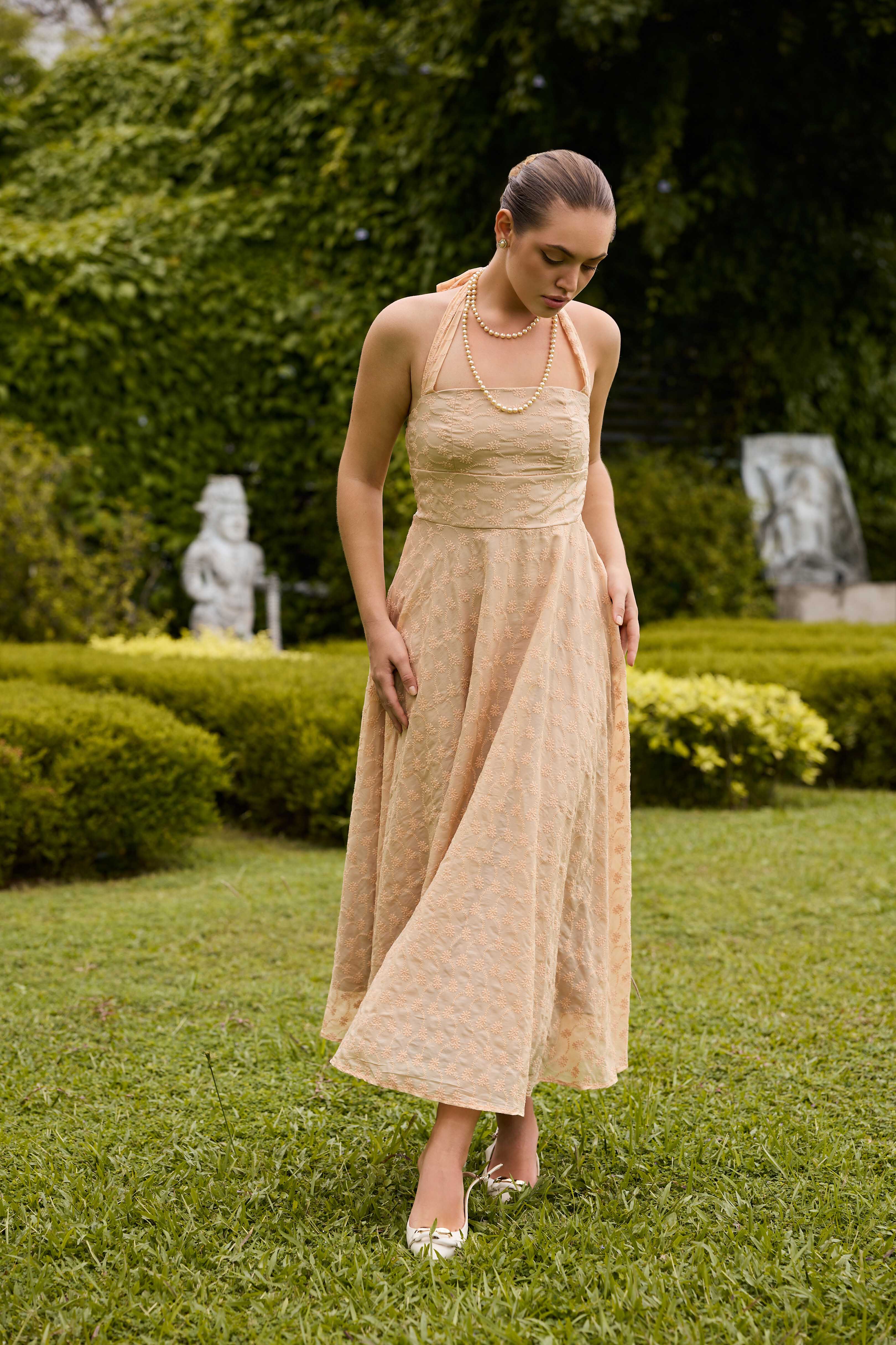 Whisper Bloom Long Dress