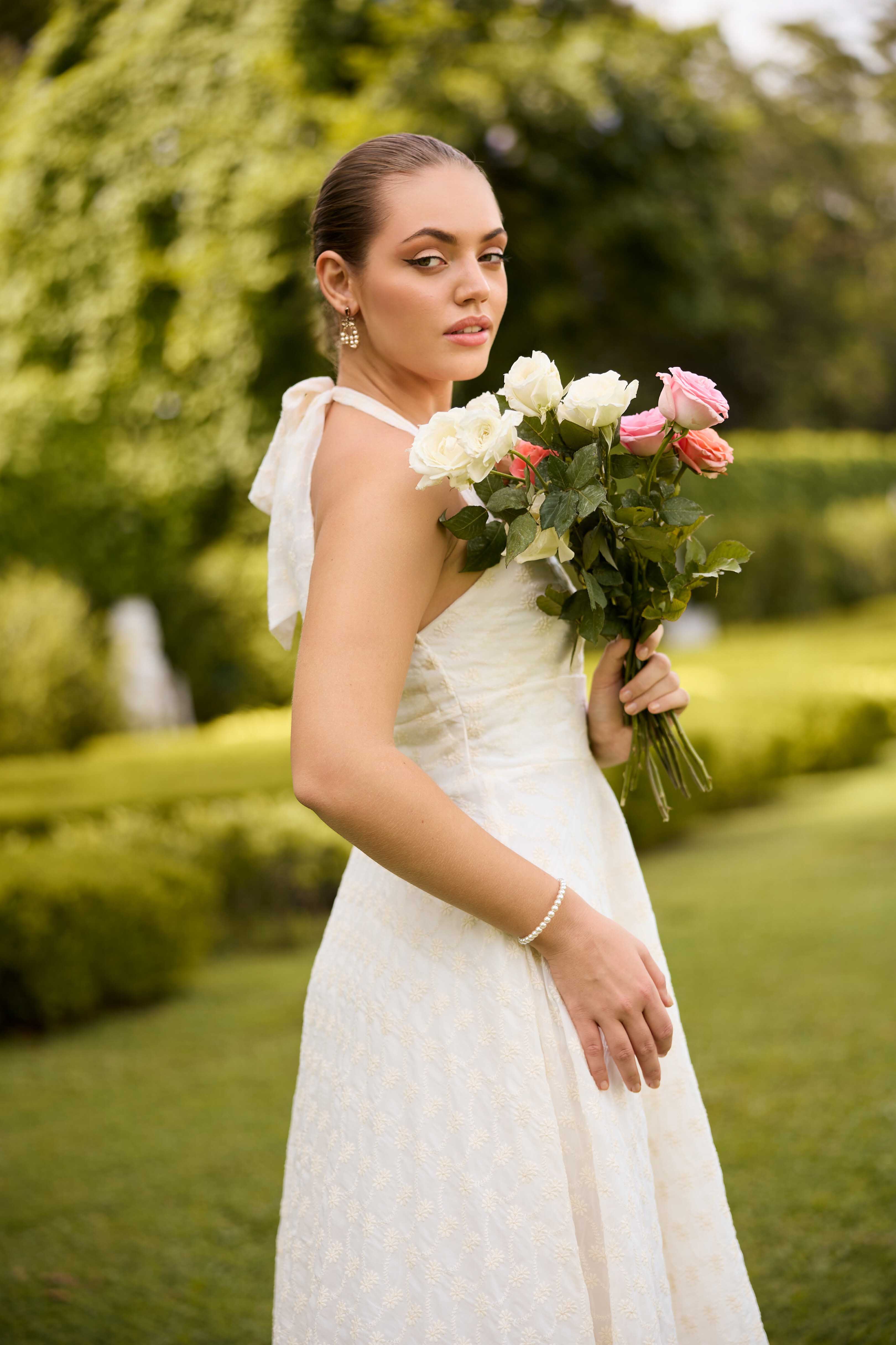 Whisper Bloom Long Dress