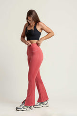Sleek Slit Flare Legging