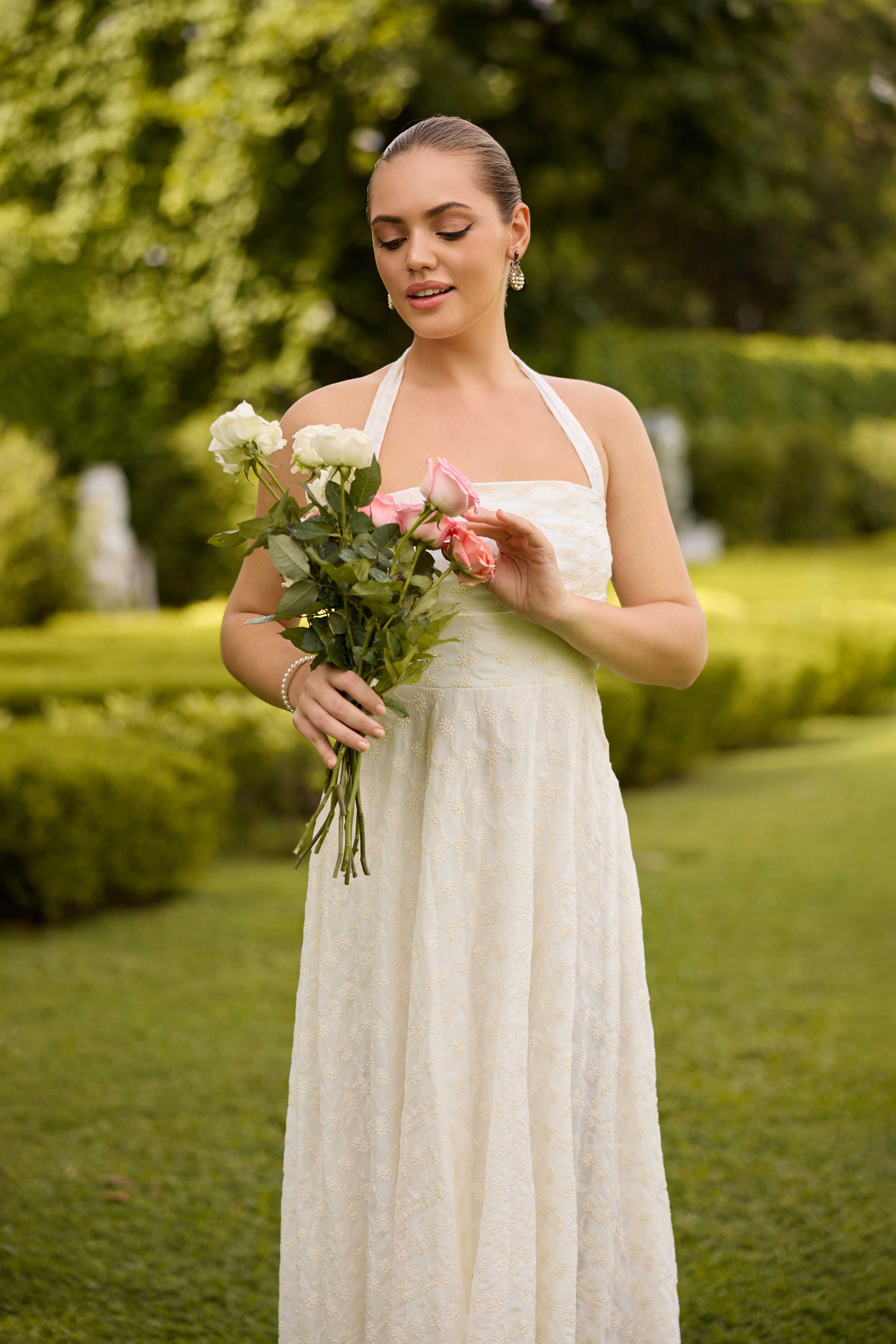 Whisper Bloom Long Dress
