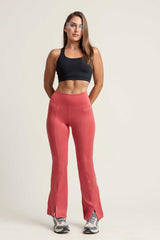 Sleek Slit Flare Legging