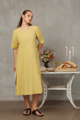 Seri Loom Linen Dress