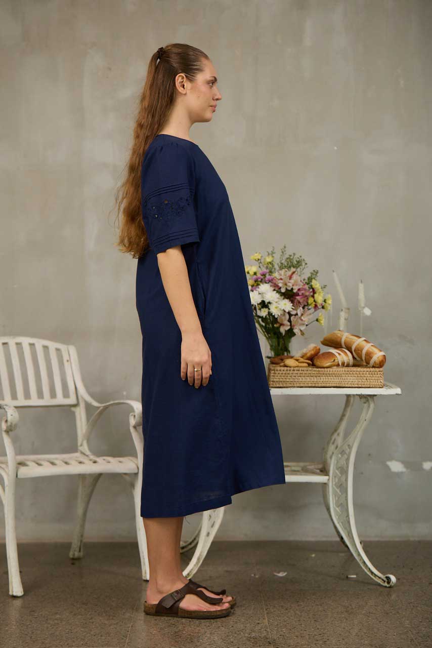 Seri Loom Linen Dress