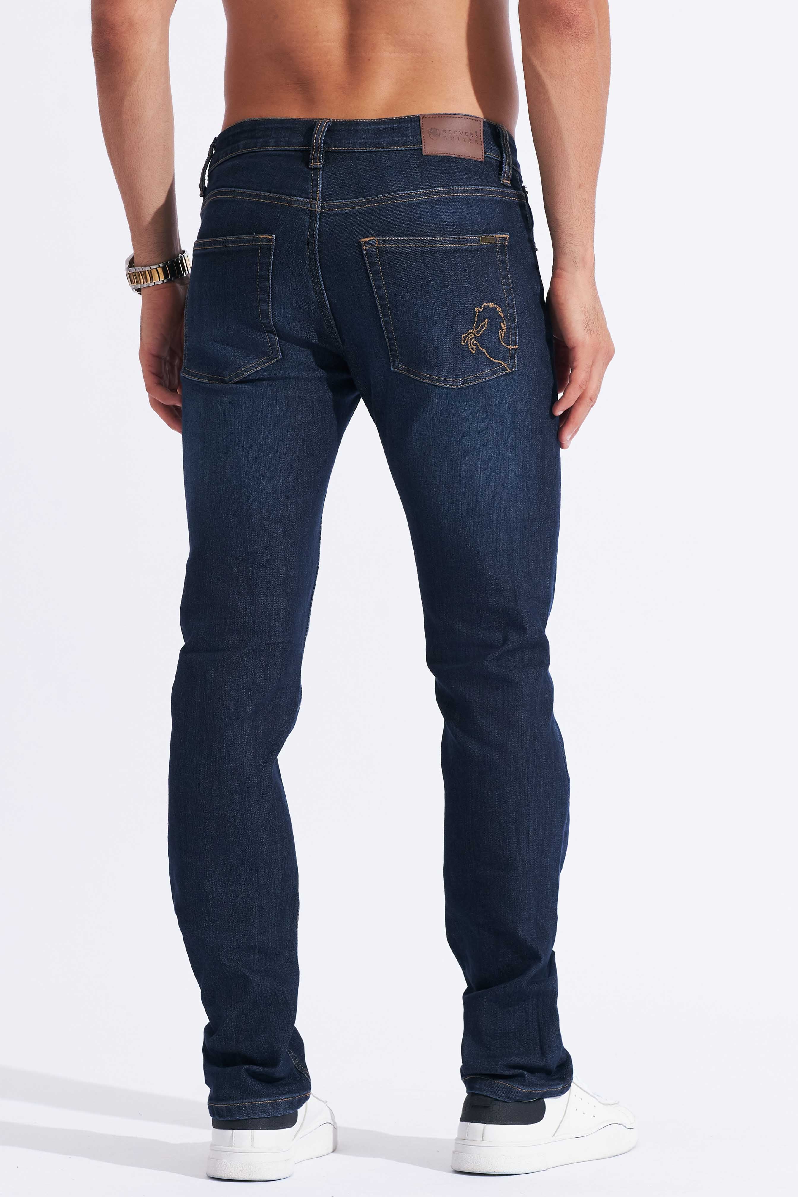 Raw edge denim