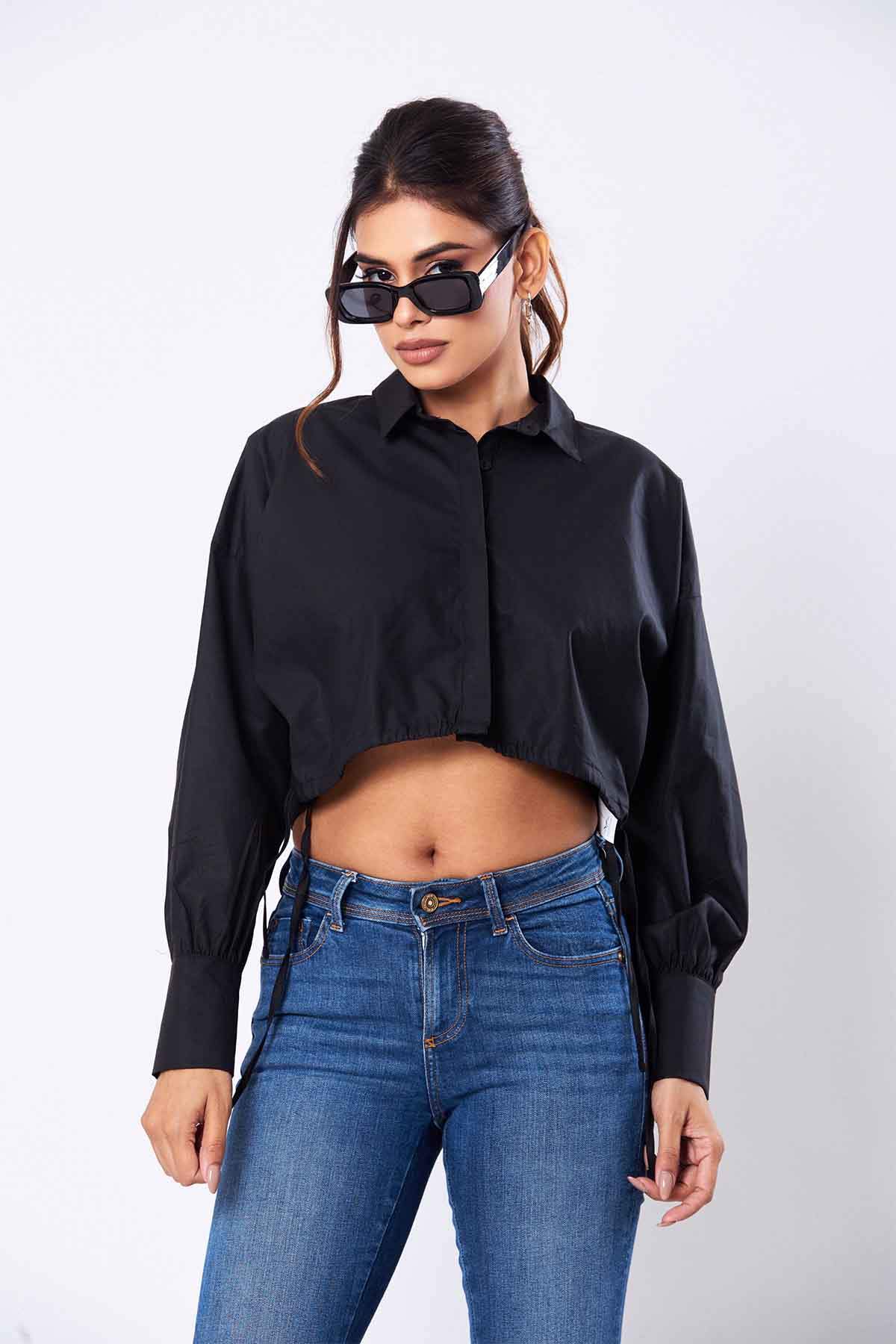 Noah Long Sleeve Crop Top