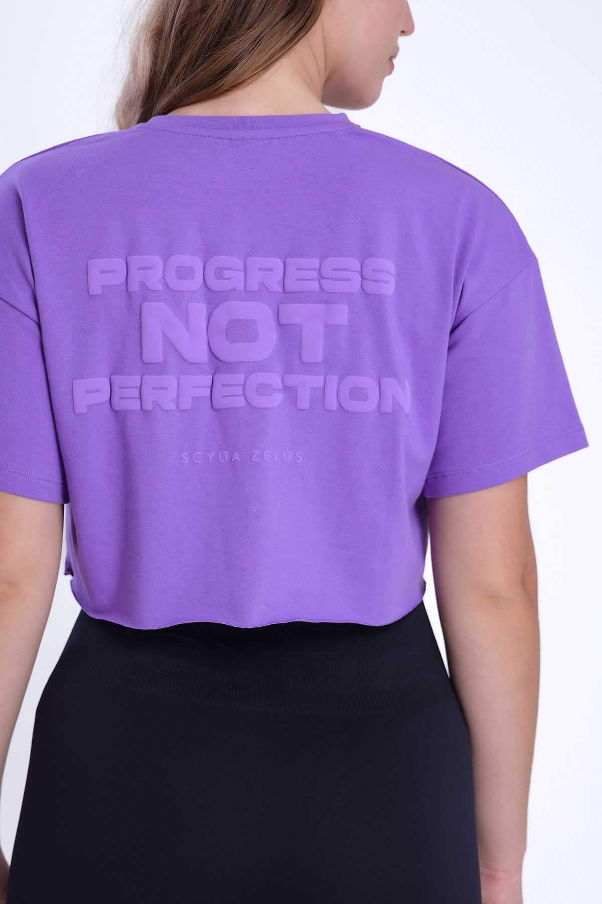 Progress Not Perfection Oversize Croptop