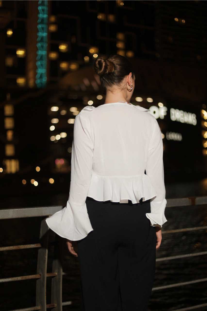 Bellflower Ruffle Top