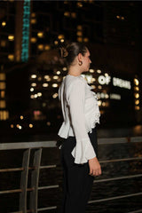 Bellflower Ruffle Top
