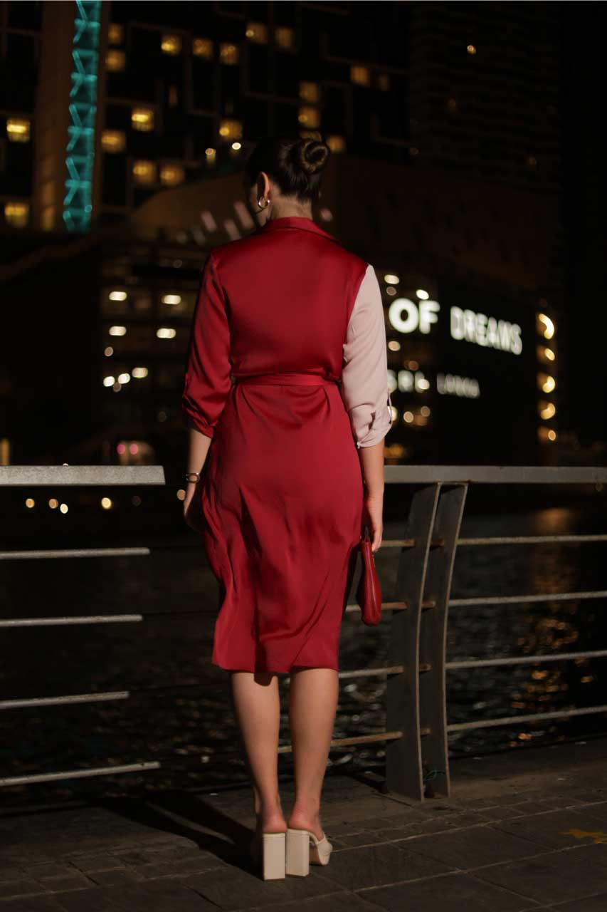 Two-Tone Twilight Button-Down